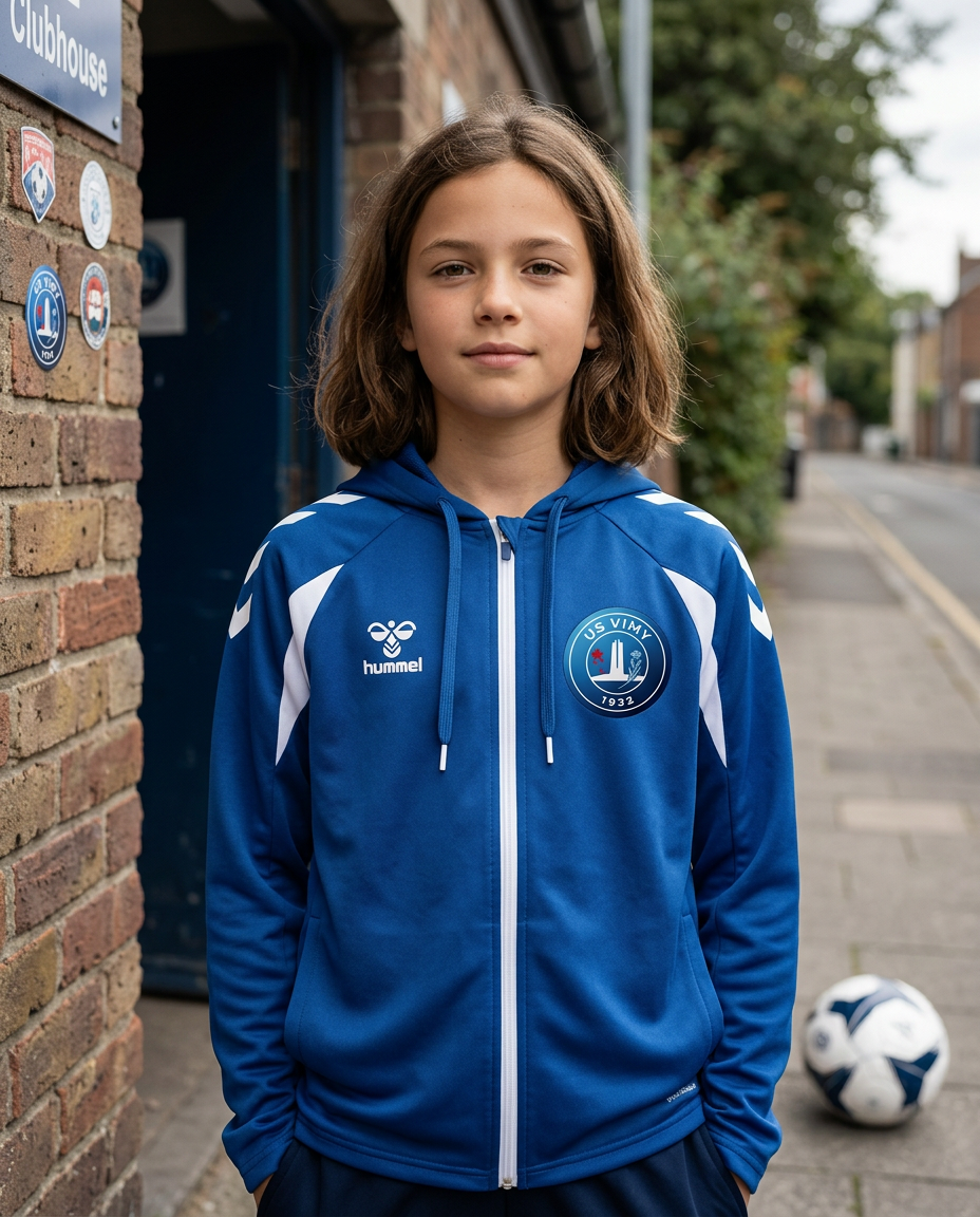 Veste Hoodie zip HMLCORE 2.0 — US Vimy (enfant)